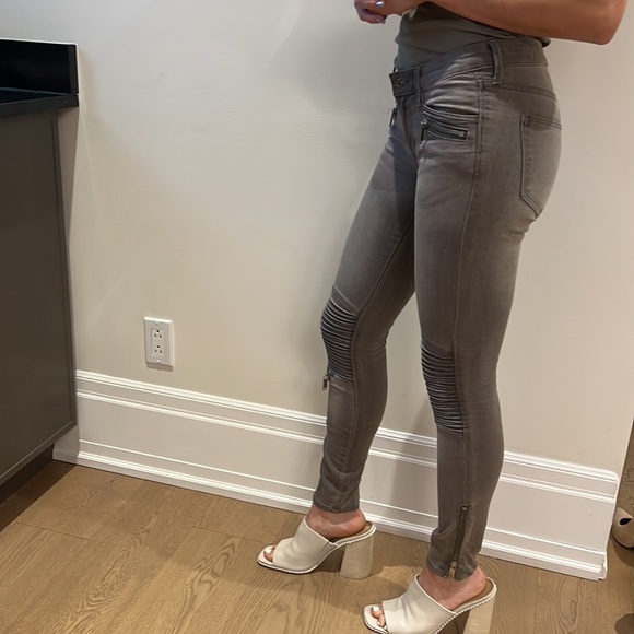 Grey motorcycle jeans - Picture 2 of 4
